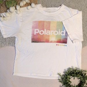 Polaroid crop tee